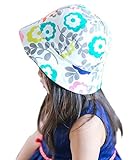 (ビグッド)Bigood 可愛い 子供 帽子 日よけ UVカット 赤ちゃん ベビー サンバイザー キャップ ハット キッズ 女の子 アウトドア 春夏 日焼け 花柄 ビーチ 46cm