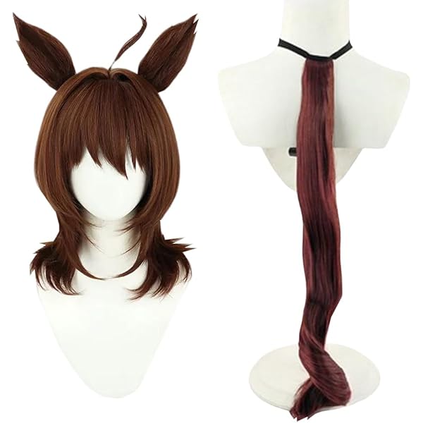 オルフェーヴル コスプレ ウィッグ+髪飾り+尾 Amazon.co.jp