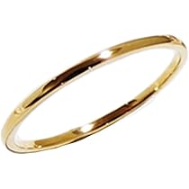 18金無垢　極細リング0.8ｍｍ5号　シンプルK18指輪　日本製ワイヤーリング 18金無垢極細リング0.8mm5号シンプルK18指輪日本製ワイヤーリング