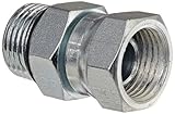 Eaton Weatherhead 9315X10X8 Carbon Steel Straight Thread O-Ring Adapter, Swivel, Adapter, 1/2 Female
