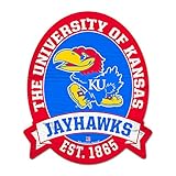 11 x 13 Kansas Jayhawks木製Street Sign