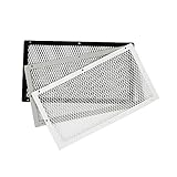 HY-C VG1018G-1W Galvanized Steel Foundation VentGuard with White Wildlife Exclusion Screen, 10" x 0.