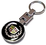 CADILLAC キャデラック メタル キーホルダー 両面プリント