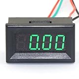 DROK 0.36 4 Digits Green LED Panel Ammeter Digital Amperage Current Monitor Meter DC 0-300A [並行輸入品]