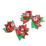 ノーブランド品 ６種選択可　クリスマス　女の赤ちゃん　ちょう結び　雪だるま　ヘアピン　バレッタ　ヘッドバンド - ＃3, 10.5のx 7センチメートル
