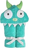 Yikes Twins Child Hooded Towel - Turquoise Monster [並行輸入品]