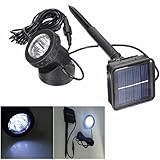 太陽光発電6 LED Outdooorsガーデンランドスケープヤード芝生スポットライトライトランプ