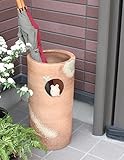 信楽焼 火色小窓蛙傘立て しがらき焼 笠立て 陶器 おしゃれ kt-0261