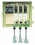 未来工業 屋外電力用仮設ボックス 漏電しゃ断器・分岐ブレーカ・コンセント内蔵 30mA 1個価格 3-33CB