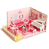 Domybest 6pcs 知育玩具 子供おもちゃ ベッドルーム ピンク かわいい 3歳以上 女の子 認識力 視覚刺激 知的発達 保育園