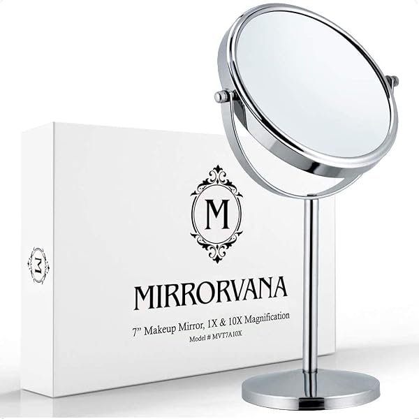 Zadro 9-Inch Two-Sided Swivel Vanity Mirror - 10x & 1x Magnification, Oil-Rubbed Bronze Finish - View #2