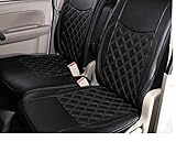 ハイゼット トラック ジャンボ シートカバー S500P S510P H26/9～ ブラックキルト ヘッド一体型 運転席 助手席 ダイヤカット キルティング