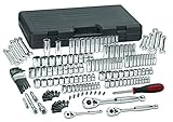 GearWrench ( 80932 ) 1 / 4」、3 / 8 "、1 / 2 "ドライブ165-piece SAE /メトリック機械ツールセット