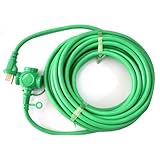 デカ太延長コード 15A 10m 3芯3口 DC310S グリーン/コードリール【KOWA】