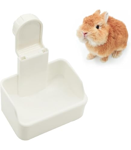 Amazon | 88flix うさぎ 餌入れ ボウル付き デグー モルモット 餌入れ
