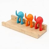 LymNrutoBestShop　ウォールシェルフ おしゃれ ウォールラック 壁掛け飾り棚 壁付け スリムシェルフ 簡易棚 本色（小） (本色33*12*5ｃｍ小)