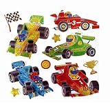 クラシックRace CarsステッカーカラフルなキッズLivelyロッカーの装飾壁デカール取り外し可能な壁ステッカー優れたDIY子供の家具デザインボーイズ壁ステッカー
