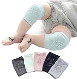ベビー 膝パッド ベビー用 ニーパッド 赤ちゃん用 膝当て サポーター セット かわいい 赤ちゃん 幼児用 膝当て 0-3歳 滑り止め 5色セット (マルチカラー)