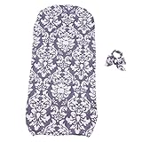 Perfk ベビー毛布　ベビーおくるみ　赤ちゃん寝袋　ヘッドバンド付き　撮影用　柔らかい　綿　夏　かわいい　全9種類 - 古典的な花