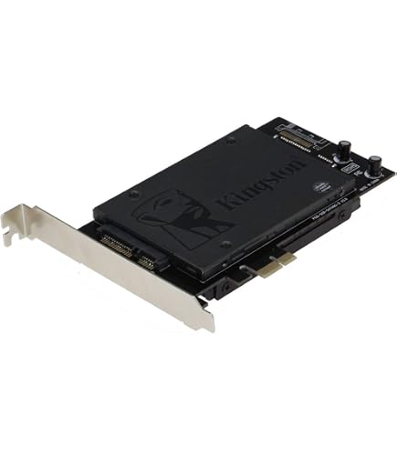 Amazon.co.jp: 10Gtek U.2 SSD, X8, NVMe SSD Adapter for (4) M.2 (M