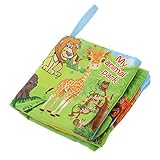Dovewill 11 X 11.5センチメートル　高品質　布帳　ソフト　赤ちゃん　幼児　カラフル　キュート　教育玩具　贈り物　全6テーマ - 動物