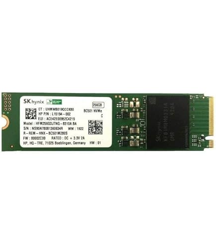 ド*ん様 SKhynix hfm256gdjtng 8310a BA (10枚) SK Hynix 256GB PCIe NVMe M.2 2280 SSD internes Solid State Drive