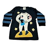 Sesame Street Astronautステッチ長い靴下スリーブシャツ