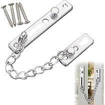 Amazon | UrbanPulse ドアチェーン 補助錠 ステンレスドアチェーン