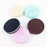 【シリコーンビスケット】噛むことが好きな おもちゃ?ソフト かわいい 面白い [FDA認可済] 五個セット