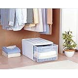 チェスト 3個セット ESDホワイト/クリア 376x528x280mm