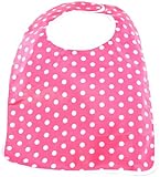 Infantissima Laminated Toddler Bib, Dot Shocking Pink by Infantissima