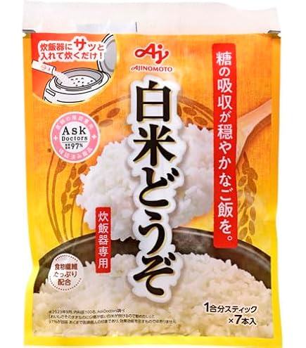 Amazon | 味の素 白米どうぞ 1合分スティック7本入り ×4袋 kaitaimon