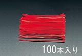 エスコ(ESCO) 100x2.5mm 結束バンド(赤/100本) EA475C-100