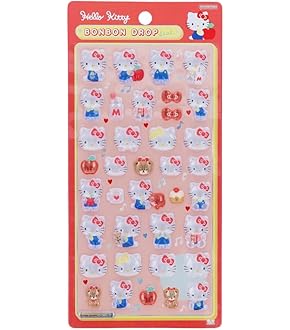 ハローキティ キャラクターシール 4シートセット ハローキティ キャラクターシール 4シートセット Amazon.co.jp