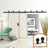 HomeDeco Hardware ドアレール 金具 玄関 引き戸 ドア リフォーム 13 FT (4.00メートル)
