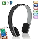 アイフォンマイク付き ステレオイヤホン ワイヤレスヘッドホン iPhone/iPad/Samsung/タブレット対応可能 ブルートゥース Bluetooth wireless headphones (