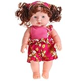 Domybest　ドール おもちゃ　バービー人形　ベビー　子供　女の子　1/6ドール　音　服脱ぐ可　プレゼント　ギフト 3色 (A)