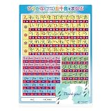 共栄プラスチック 学習下敷 B5版 五十音 RPJセット したじき NO.8300-B5-1