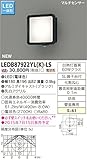 東芝ライテック LED一体形アウトドアブラケット マルチセンサー付ポーチ灯 ブラック 幅180