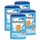(アプタミル) Aptamil 粉ミルク 2段階(Step2) 800 g (6ヶ月~12ヶ月) 4パック(4x800g) (並行輸入品) wowyogi