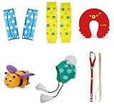 ラヴィギフト6点セットベルトカバー ブルー イエロー タコ 昆虫C 帽子ミント ホルダーレインボー lv-g09‐74