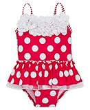 Little Me SWIMWEAR ベビー・ガールズ カラー: レッド