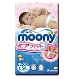 ムーニー エアフィット Lサイズ 54枚入(テープタイプ) x 4袋入り 1箱