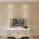 (ハンメロ)Hanmeroリピング 部屋 ふすま diy リフォーム用おしゃれなストライプ壁紙 のりなし はがせる ビニールクロス 1ロール（53cm×10m） ベージュ