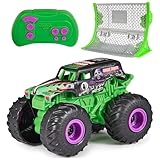 Monster Jam、公式墓掘りリモコンモンスタートラック、スロープ付き、1:64スケール RCカー キッズおもちゃ 男の子と女の子向け 対象年齢3 4 5 6歳以上