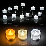 Candle Lights, AGPTEK LED Tealights Battery-Operated Flameless Flickering Flashing Lot 6PCS For Wedd