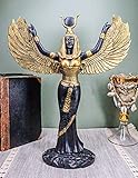エジプトテーマIsis with Open Wings Goddess of Magic and Nature Statue Sculpture by Gifts & Decor