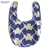 オーシャン＆グラウンド｜ベビースタイ｜ＢＡＴ柄｜ネイビー