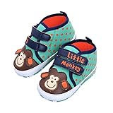 Itaar® 新生児 赤ちゃんやベビー ファーストシューズ 軽量タイプ スタート柄 出産祝い 可愛い (グリーン, 11cm)