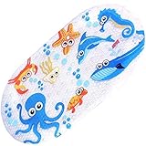 WARRAH Baby 滑り止め抗菌バスマット、カビが生えにくく滑らない子ども用マット、抗菌滑り止め子ども用バスルームマット、ラテックス不使用、39cm/15インチ、70cm/27インチ GF